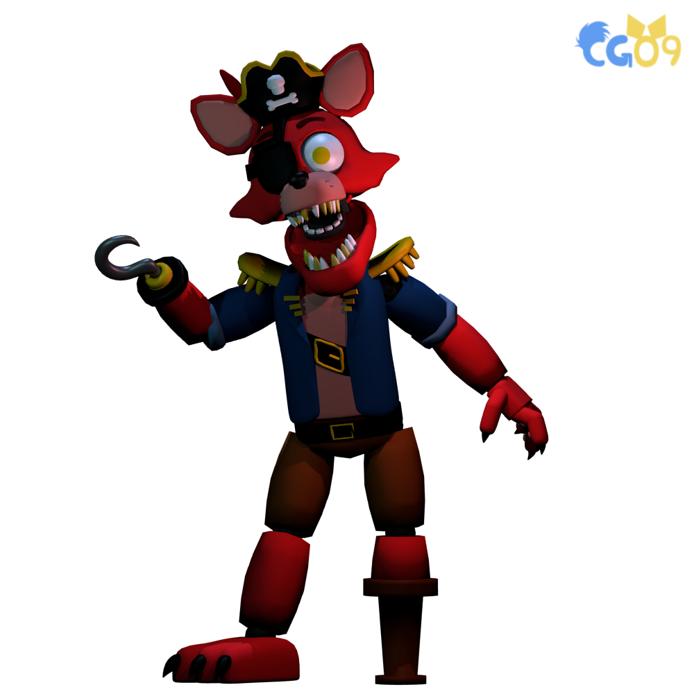 Captain Foxy (FNAF SB) by A-Dreamare on DeviantArt