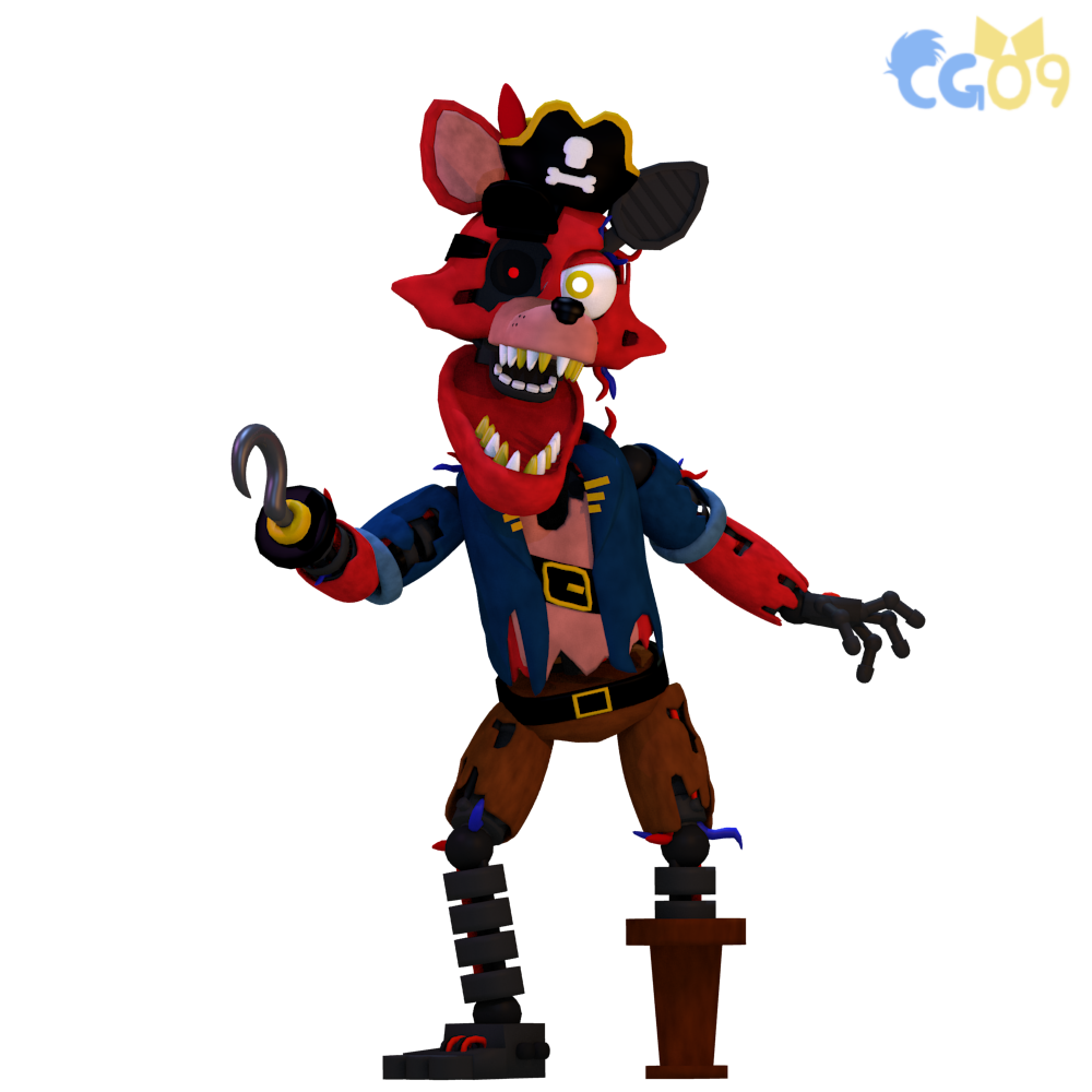 Withered Foxy - FNAF by DaviSonic1 on DeviantArt