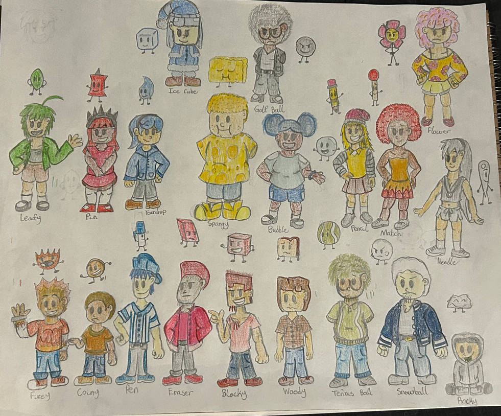 Bfdie Ruler Humanized Humanized versions of BFDI Characters (2024) by CGraves09 on DeviantArt