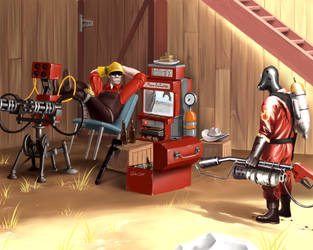 Team Fortress 2 - On Defense by OuterKast