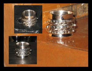 Stamped Twiddle Ring