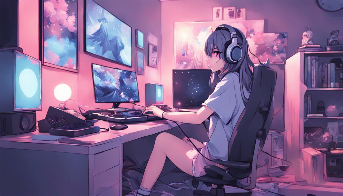 Gamer Girl Wallpaper By Azaraee On DeviantArt gamer-girl-wallpaper-by-azaraee-on-deviantart