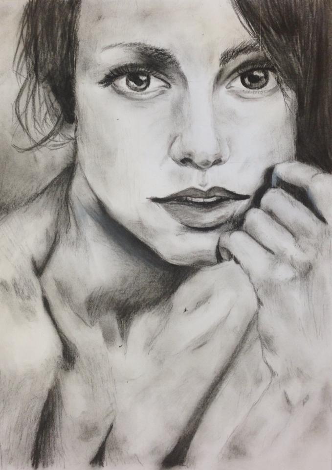 Charcoal portrait