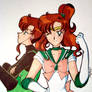 Makoto and Sailor Jupiter