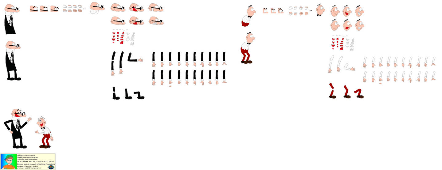 Character Builder - Mortadelo y Filemon by MichaelZilla64 on DeviantArt