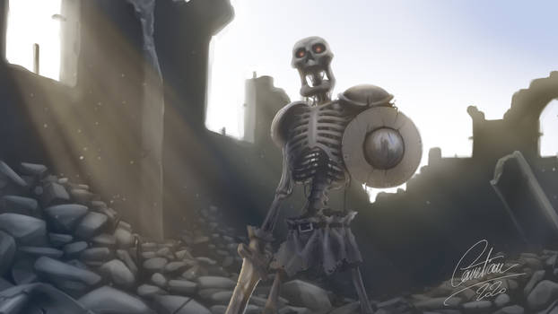 The keeper of the ruins