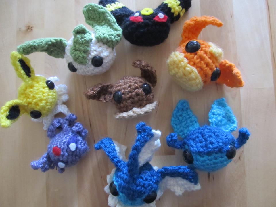 Eevee Evolution Amigurumi's