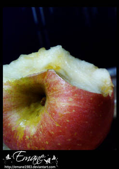 An apple . . .