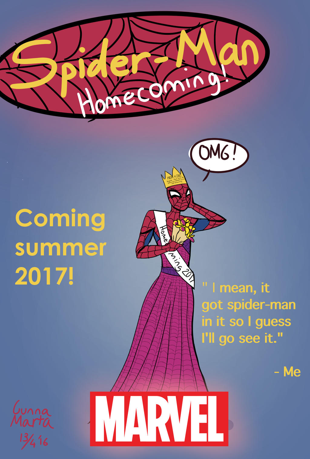 Homecoming spider-man! by GunnaMarta on DeviantArt