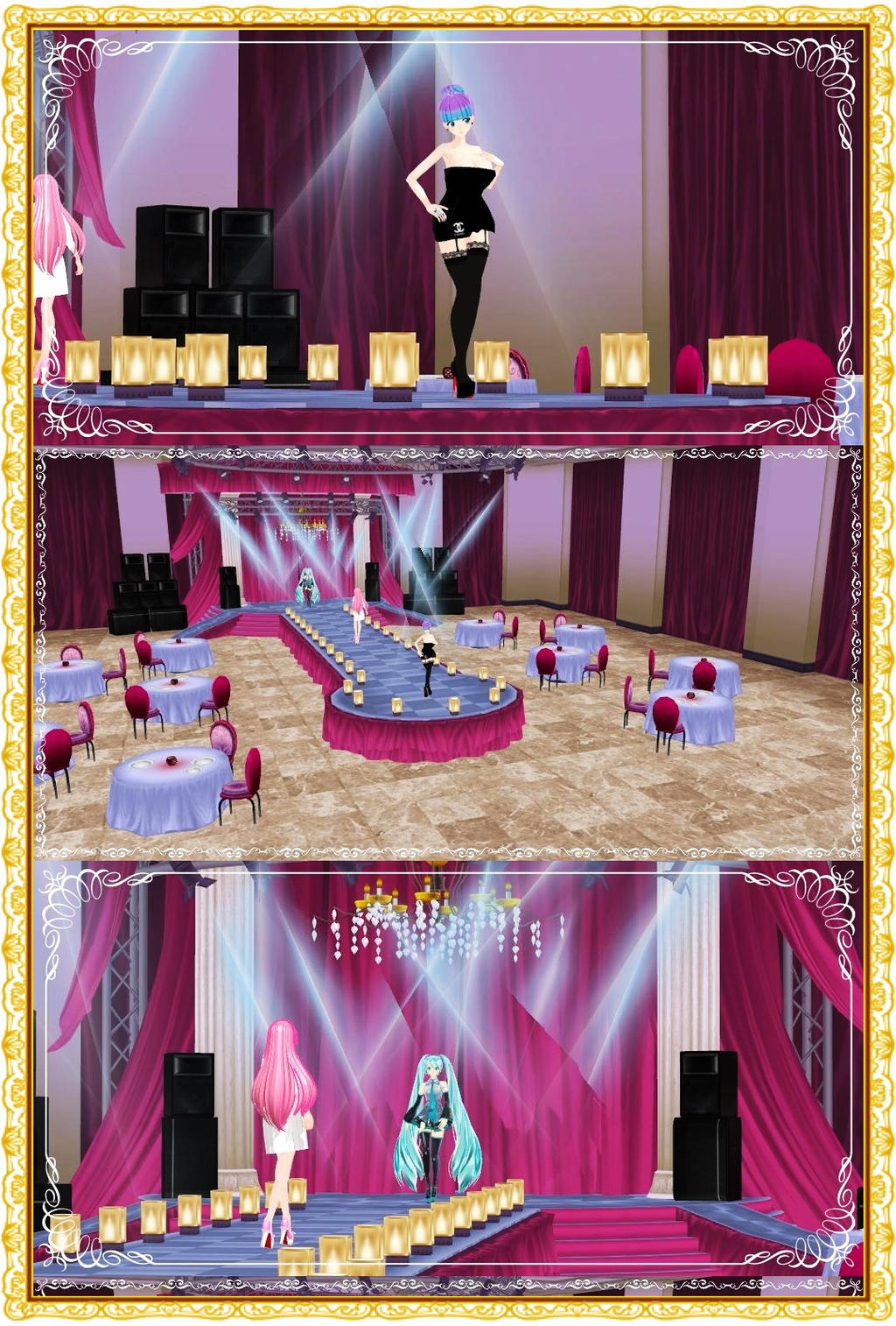 Be fabulous stage (fashion runway) - download