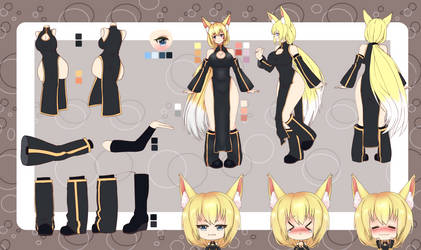 New Alice outfit Reference sheet by FlanAki