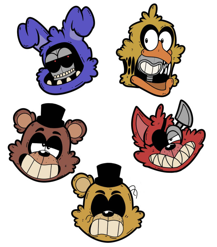 Fnaf stickers 2 by MaykFoxy351 on DeviantArt