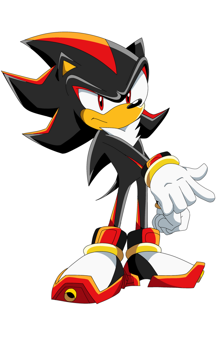 Sonic X shadow render by Albinosonic16YT on DeviantArt