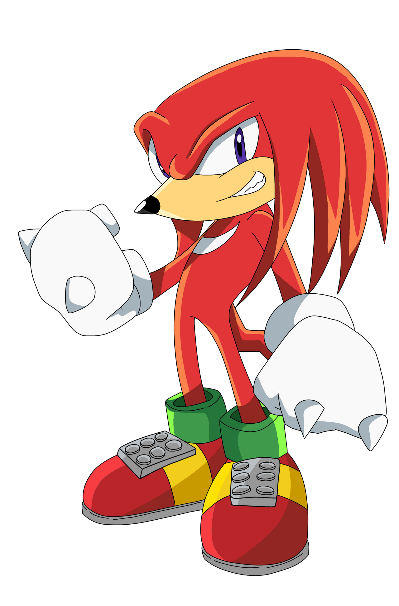 Knuckles Rende Knuckles sonic x render by Albinosonic16YT on DeviantArt