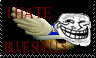 I hate Blue Shells Stamp