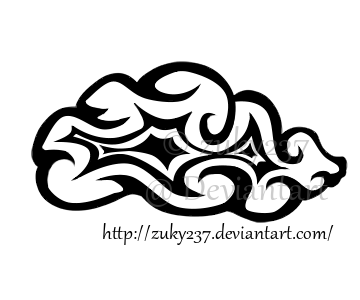 Tribal Cloud Tattoo by zuky237 on DeviantArt Tribal Cloud Tattoo by zuky237 on DeviantArt