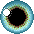 Eyes icon set - Blue and Green eye #2