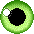 Eyes icon set - Green eye #2
