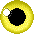 Eyes icon set - Yellow eye #3