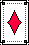 Playing cards icons set: Diamonds