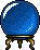 Magic icon set: Blue Crystal Ball by M-Curiosity