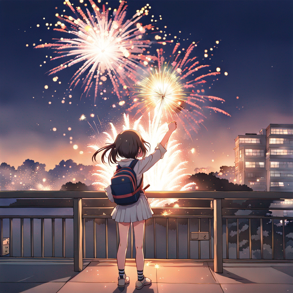 Anime Girl Setting Off Fireworks By Kingdab28 On DeviantArt anime-girl-setting-off-fireworks-by-kingdab28-on-deviantart