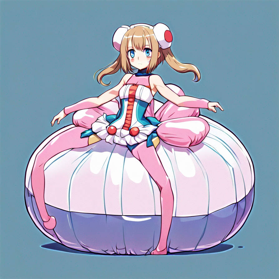 Anime Inflatable Riding Anime girl wearing an inflatable dress 84 by kingdab28 on DeviantArt