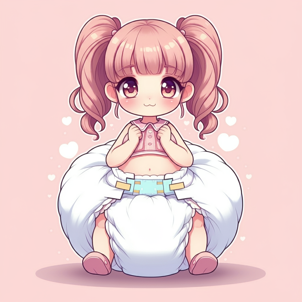 Diapered anime girl 21 by kingdab28 on DeviantArt