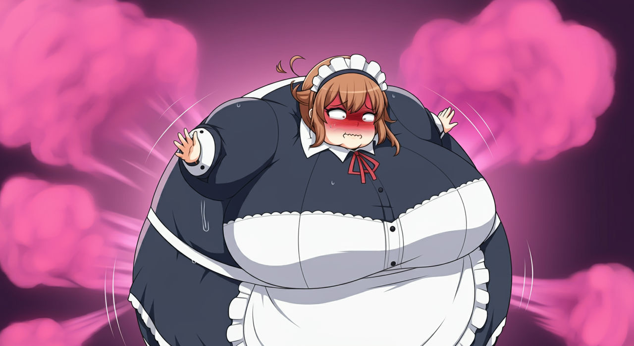 Inflated anime girl farting by kingdab28 on DeviantArt