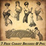 Vintage Corset Brushes and PNG