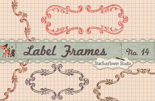 Ornate Vintage Frame Borders No. 14