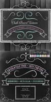 Free Chalk Board Textures Kit - Styles - Ornaments