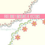 Free Doilies Brushes and Vectors