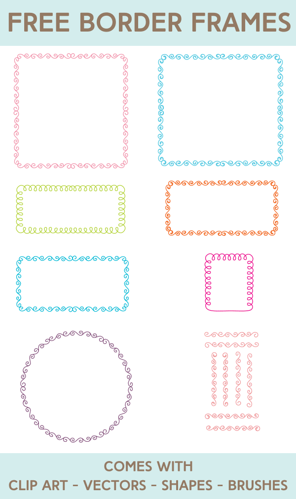 Free Borders and Frames Kit by starsunflowerstudio on DeviantArt