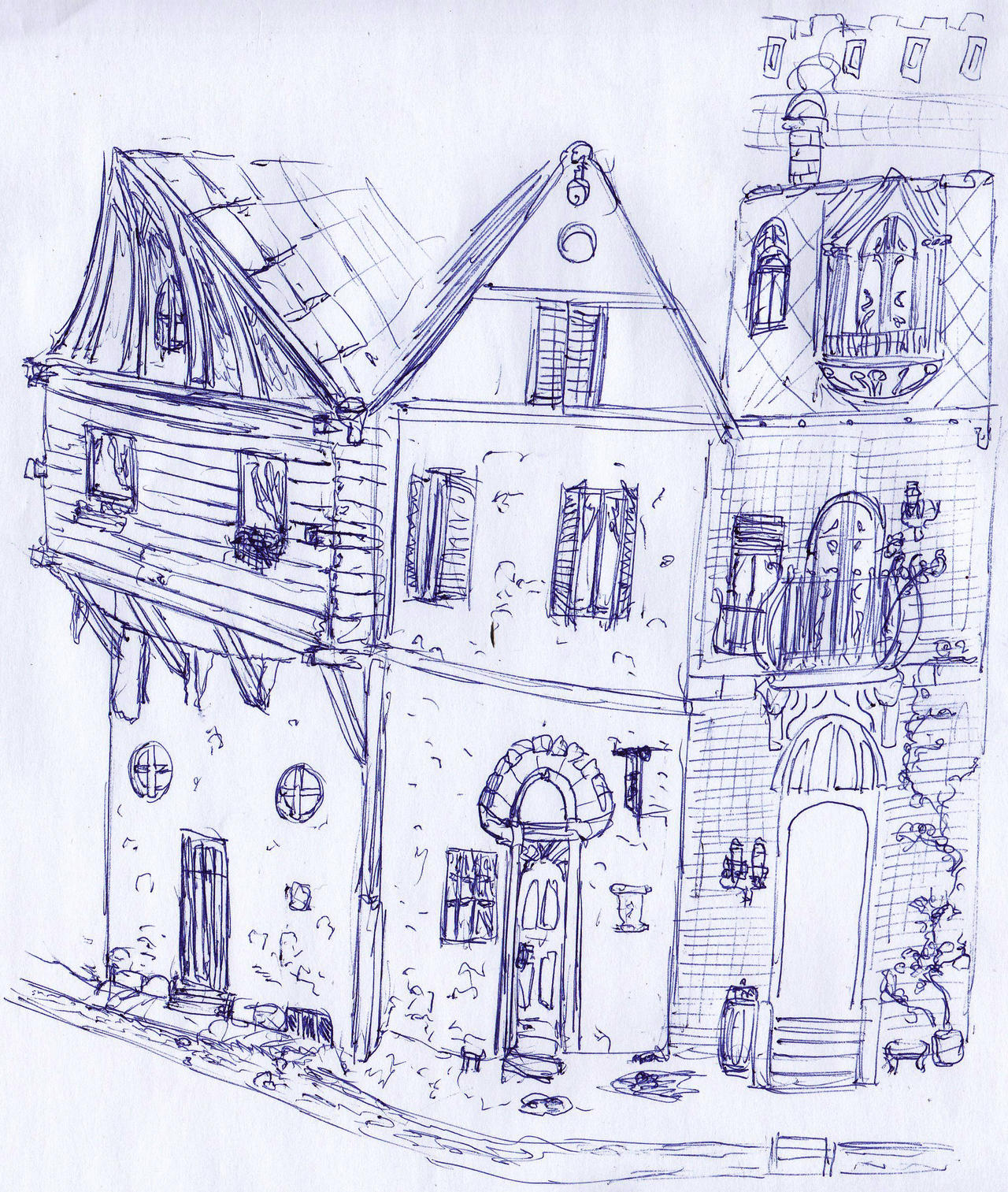 Deviantart Houses Houses 3 by ToroniIkrek on DeviantArt