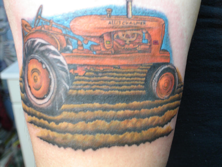 tractor tattoo by inkaholick on DeviantArt