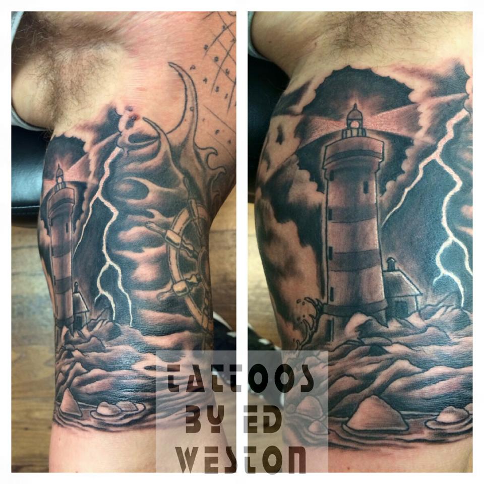 nautical half sleeve tattoo inside by inkaholick on DeviantArt nautical half sleeve tattoo inside by inkaholick on DeviantArt