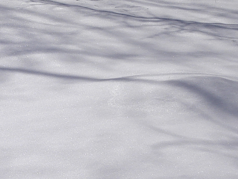 Snow shadows stock