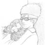 Naruto: Shino+Kin Sketch