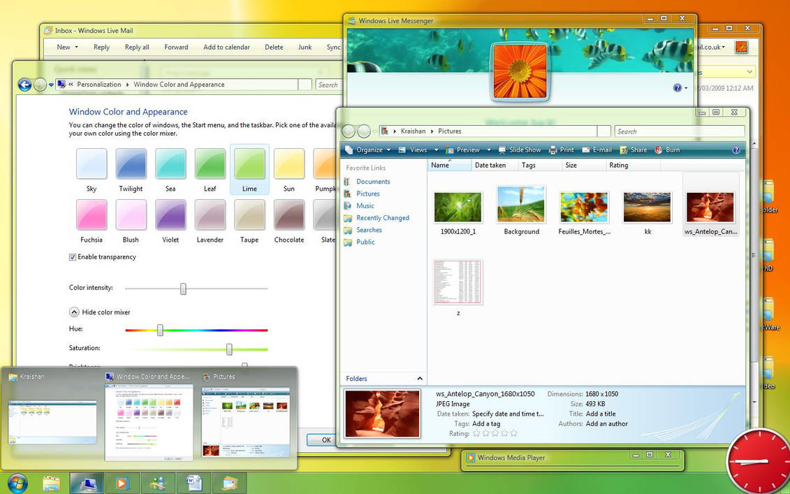 Windows 7 Desktop theme by Kraishan on DeviantArt