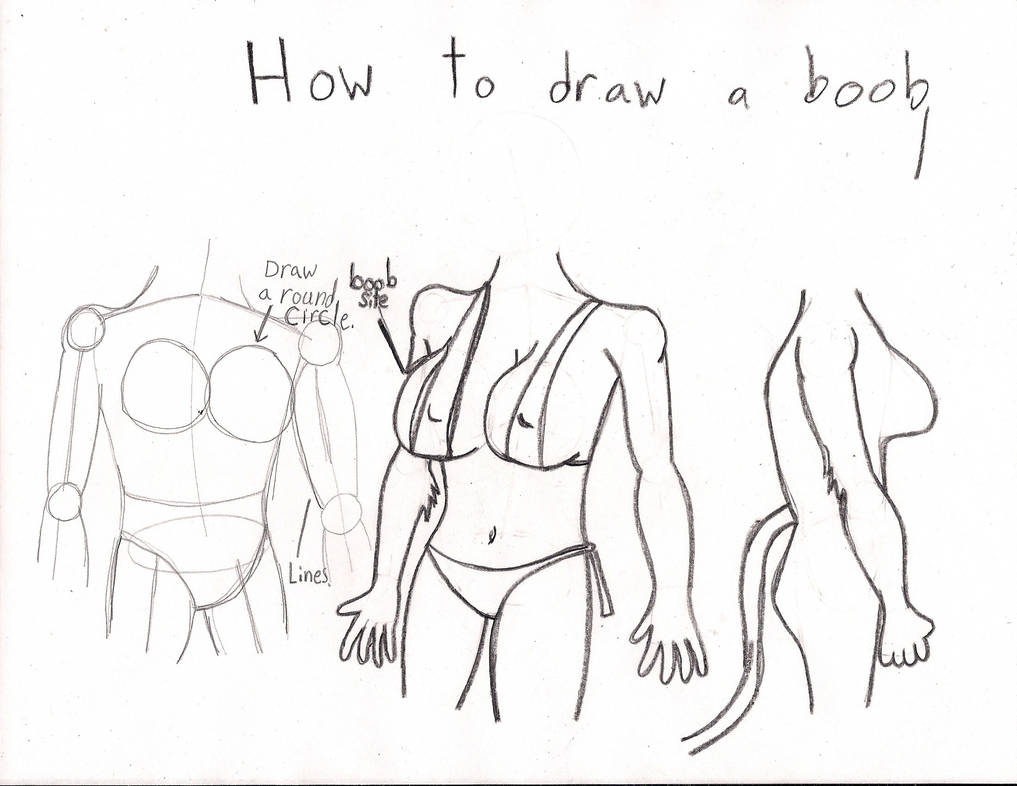 How To Draw Breasts, Step by Step, Drawing Guide, by estheryu1981 - DragoArt