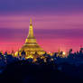 .:Shwedagon Pagoda Sunset I:.