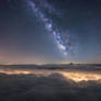 Milky Way Above a Sea of Clouds