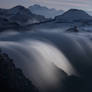 Rivers of Clouds at Moonlight
