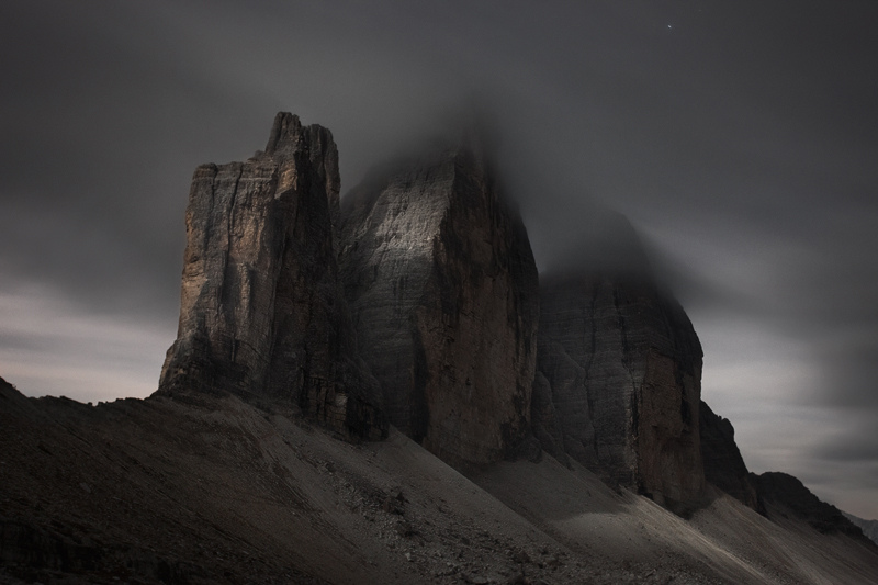 Tre Cime at Moonlight