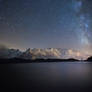 Milky Way above Mont Blanc