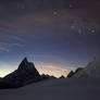 Orion on the Matterhorn and Dent d'Herens