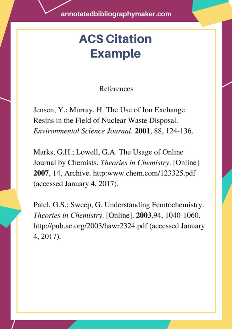 ACS Citation Sample by AnnotatedbibSamples on DeviantArt