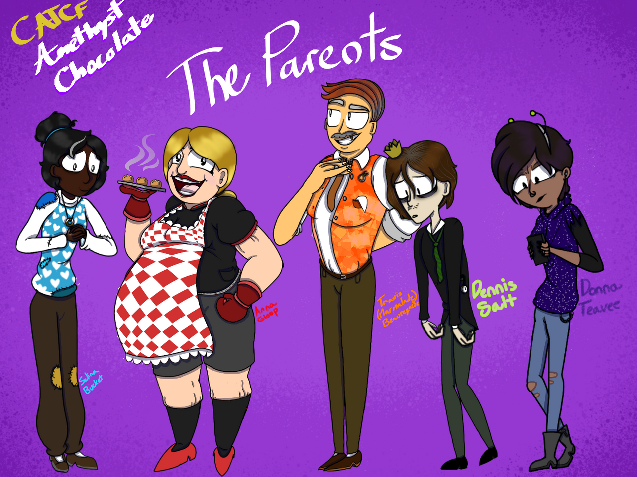 CATCF: Amythest Chocolate AU- The Parents by AbominableDeviant on ...