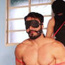 Male ball-gagged so tighly - Part 3